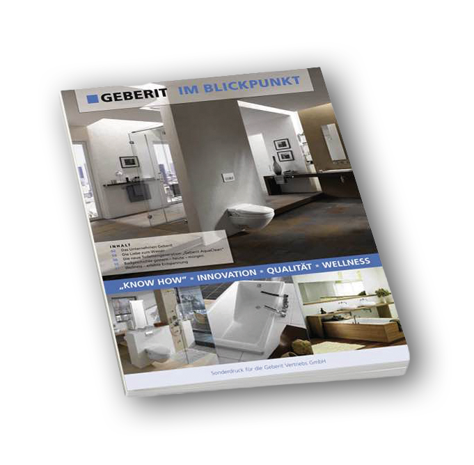 Geberit – Druckdaten und Satz